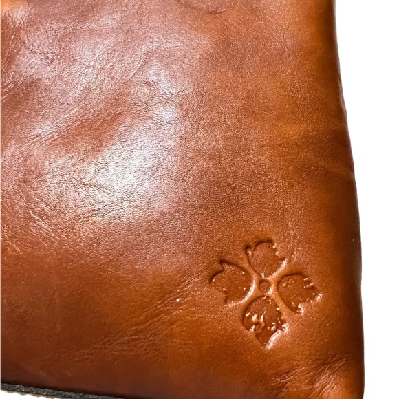 Patricia Nash Boho Vintage Tooled Brown Leather Crossbody Purse Bag - Picture 5 of 7